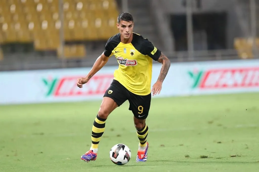 6 goles en 31 partidos para Lamela en AEK.