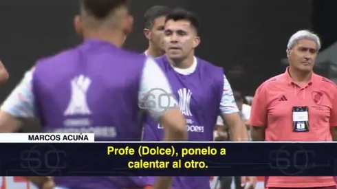 Marcos Acuña, lesionado a minutos de la visita de River a Atlético Mineiro (FOTO: IMAGEN SPORTCENTER).