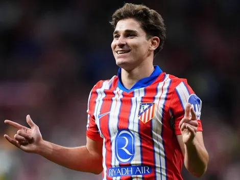 Julián apretó y aprovechó el error para su gol en Atlético Madrid por Champions