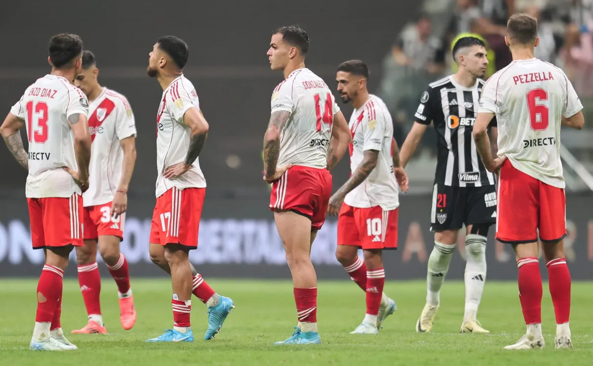 El once que terminó en cancha vs. Mineiro.