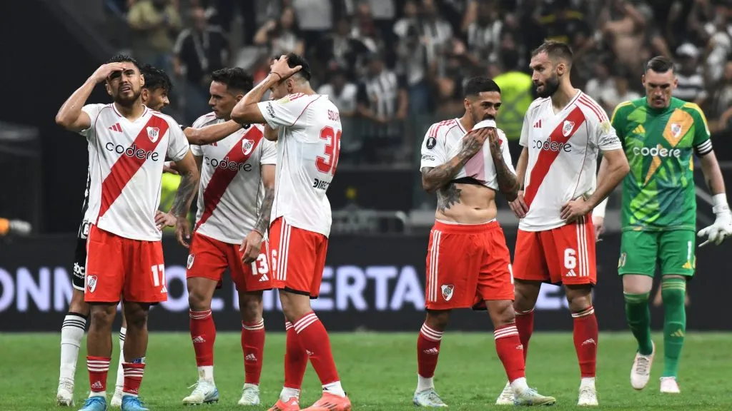 River se llevó una dura derrota de Brasil en la ida de las semis de la Libertadores. (Getty Images)