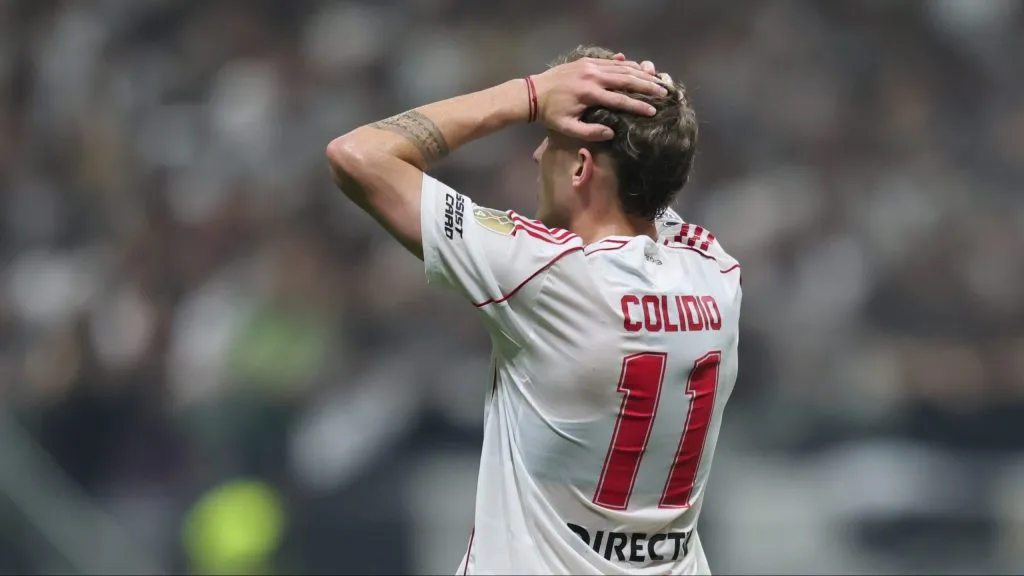Facundo Colidio, el mejor de River en la goleada ante Mineiro.
