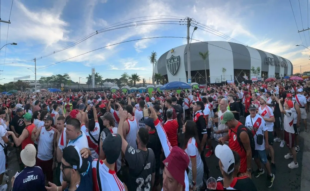 La previa de River en el Arena MRV.