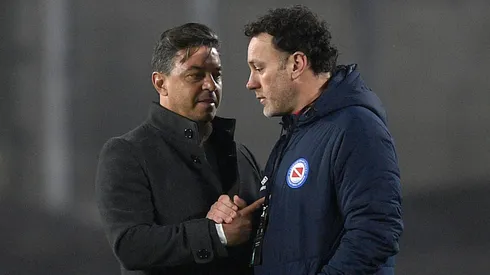 El cruce picante que tuvieron Gallardo y Milito.