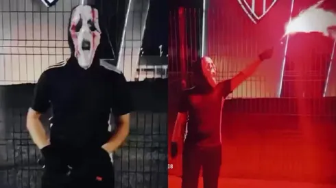 Mineiro publicó un tutorial para encender las bengalas.