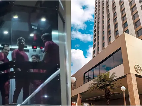 Hinchas vieron a Gallardo en el hotel de River en Brasil y un gesto del DT desató la locura