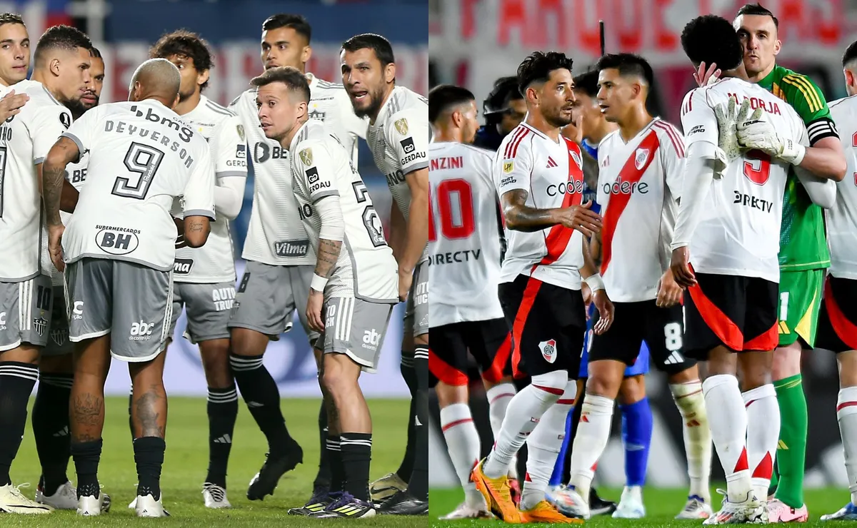 Mineiro y River juegan la ida de las semis de Libertadores.