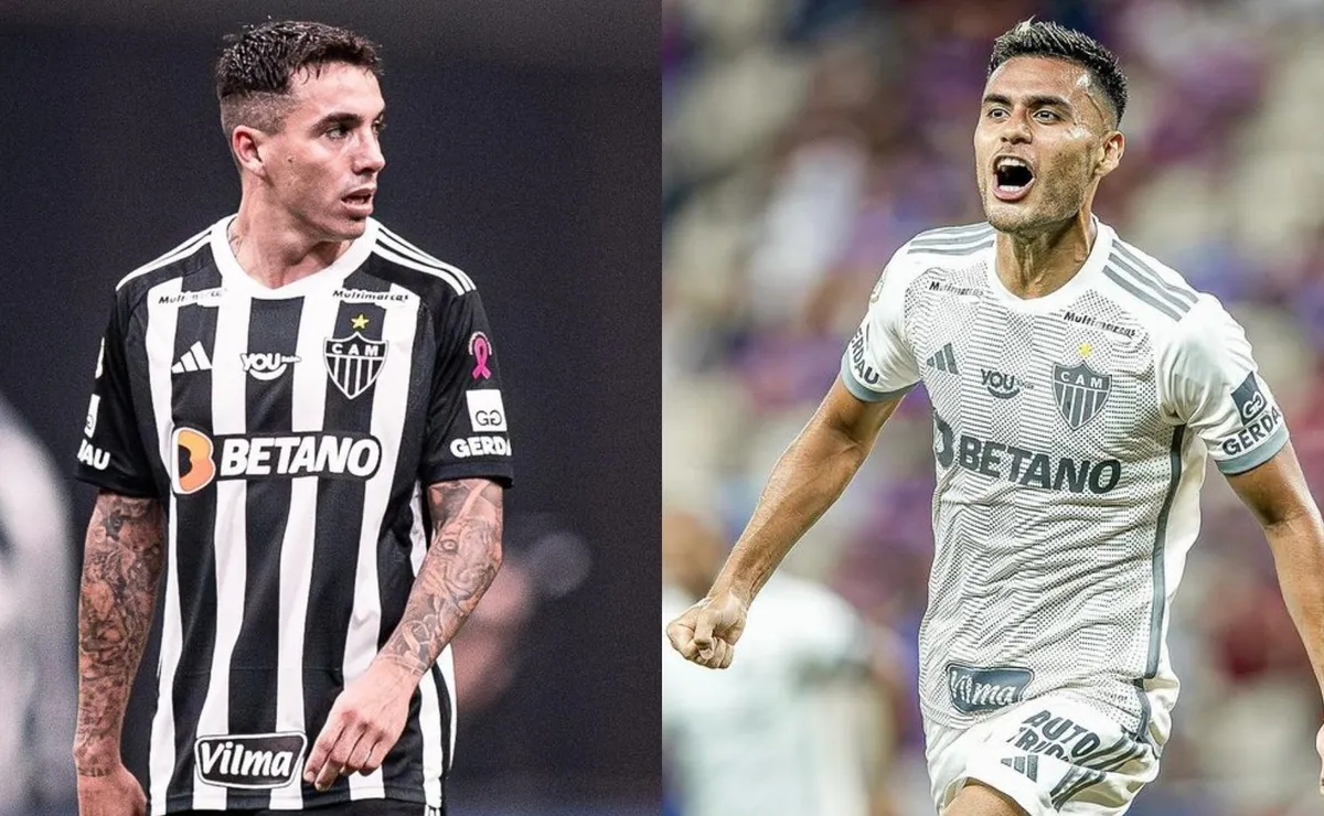 Los jugadores de Mineiro que estuvieron cerca de River.