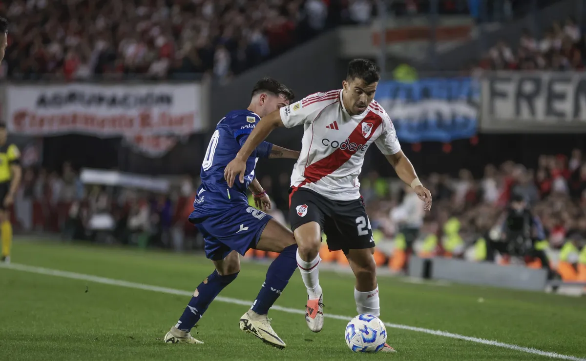 Marcos Acuña cambió el partido de River ante Vélez y tuvo un buen ingreso (Foto: LPM / Diego Haliasz).