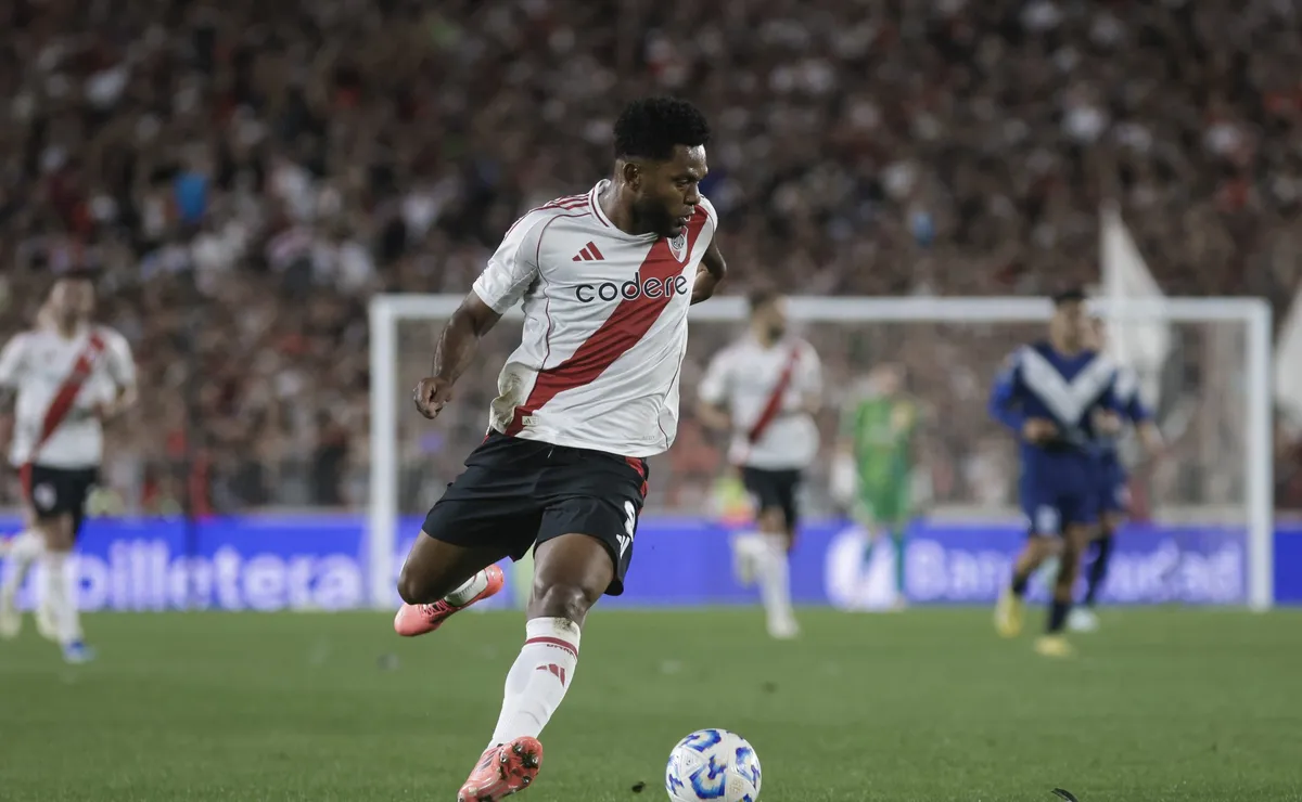 Miguel Borja reconoció que los delanteros de River tienen "que mejorar" (Foto: Diego Haliasz / LPM).