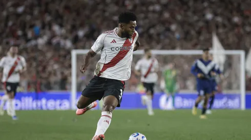 Miguel Borja reconoció que los delanteros de River tienen "que mejorar" (Foto: Diego Haliasz / LPM).