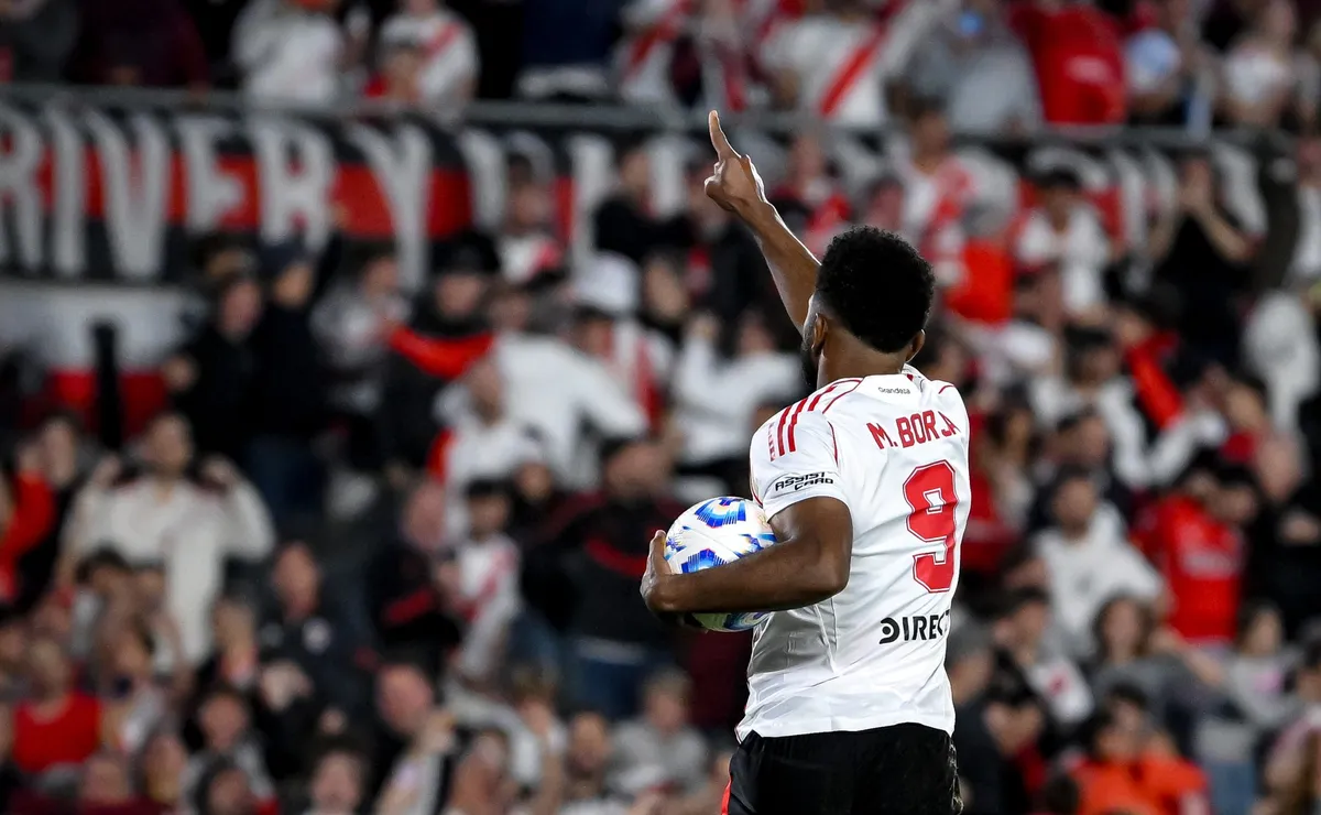 La increíble marca de Miguel Borja en River