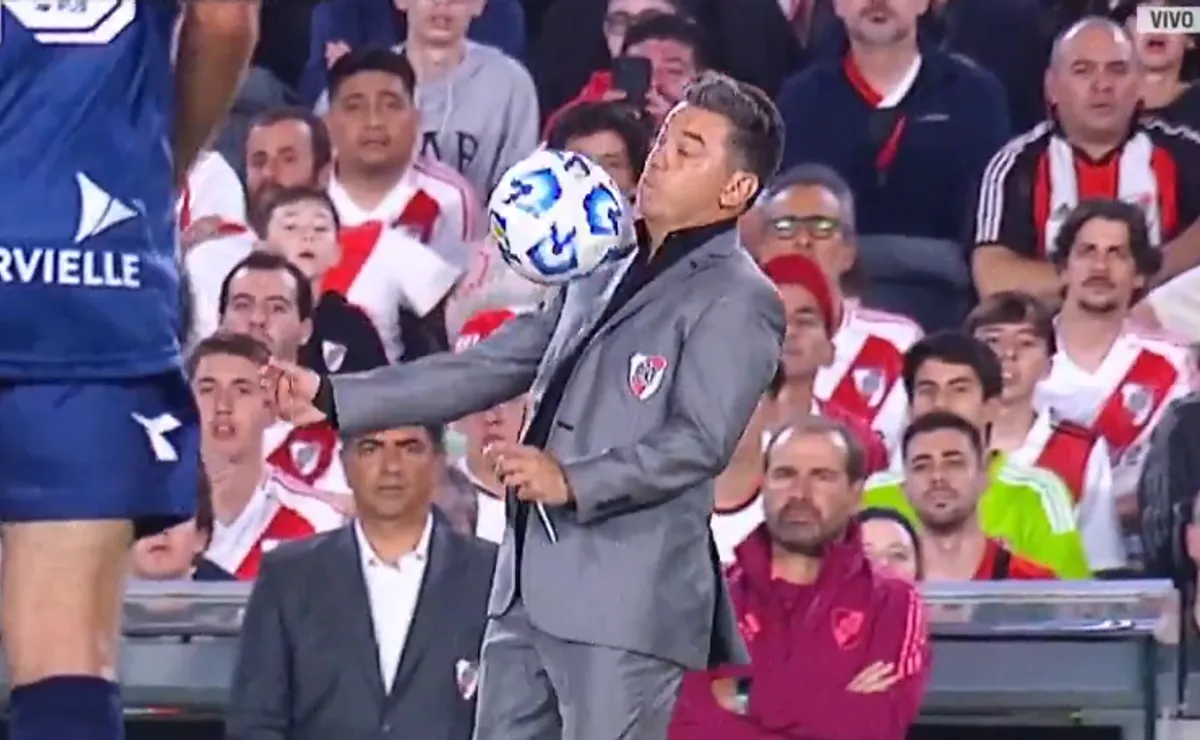 VIDEO | El control de Gallardo a puro lujo en pleno partido ante Vélez