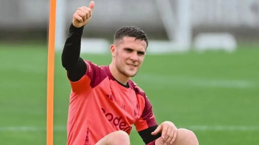 Bustos será titular vs. Rosario Central. (Foto prensa CARP).