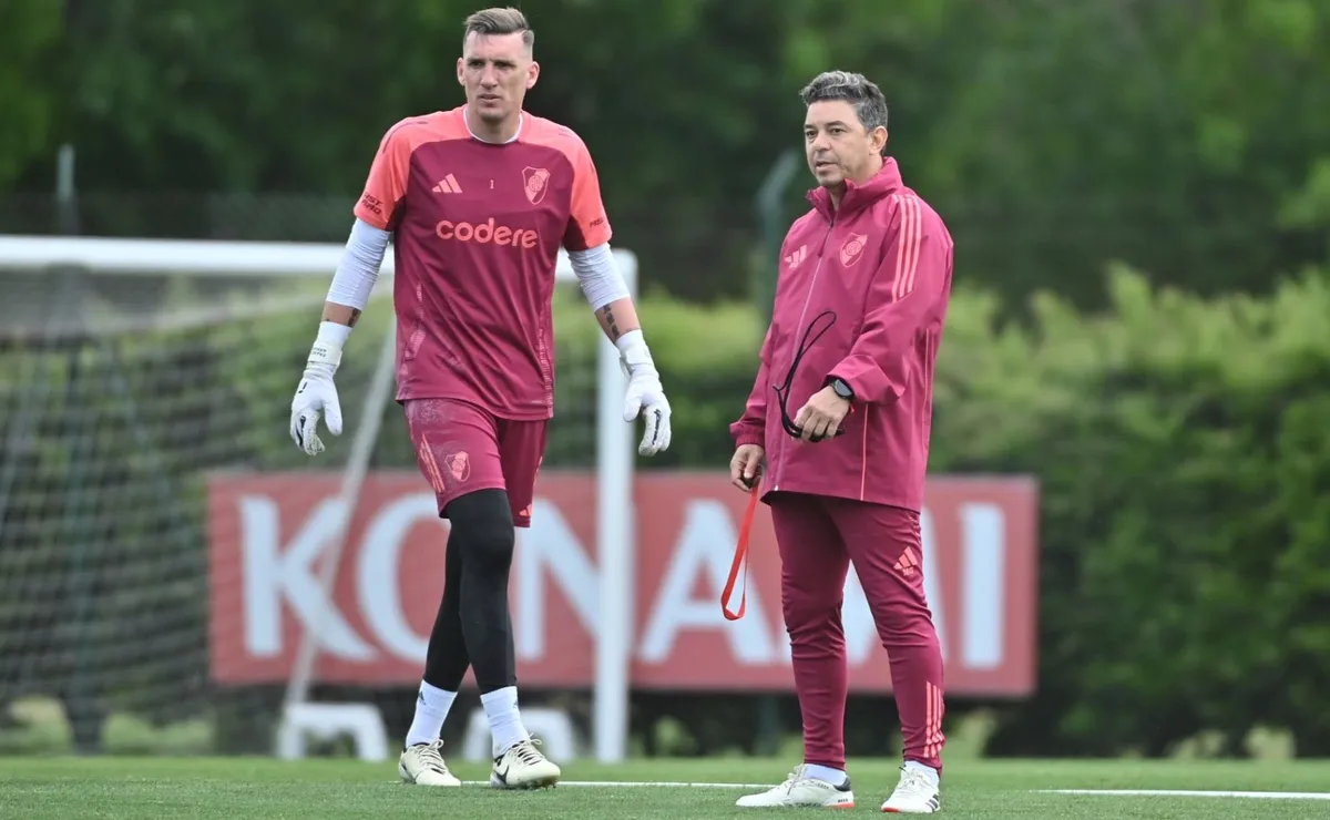 Los once que pondría Gallardo esta noche.