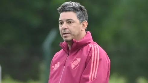 Gallardo define la formación de River.