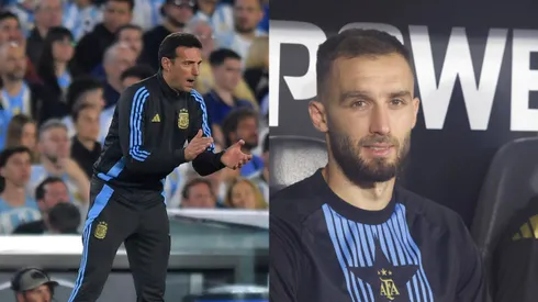 Lionel Scaloni volvió a destacar a Germán Pezzella (Fotos: IMAGO y Getty).