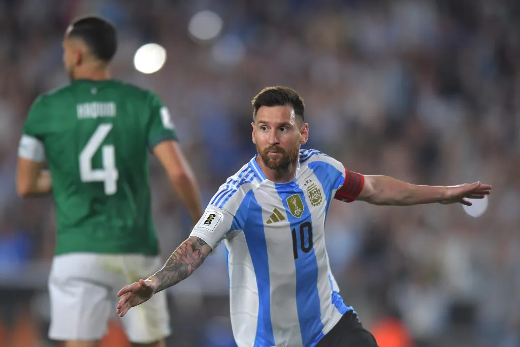 Messi la rompió ante Bolivia. (Getty)