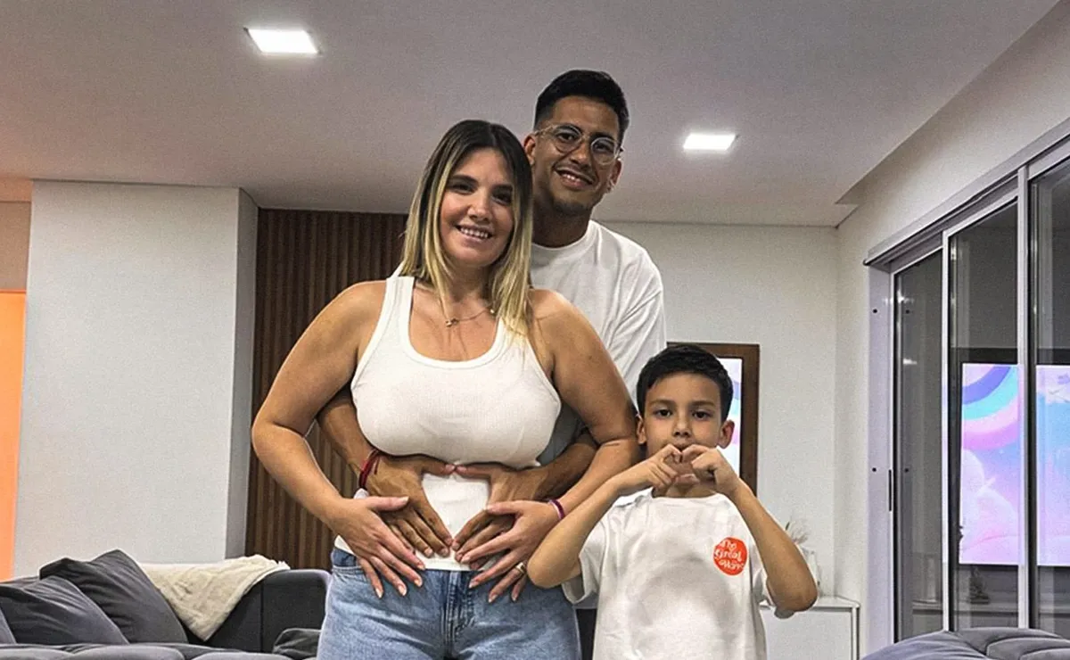 Meza había anunciado a fines de septiembre del año pasado la llegada de su segundo hijo.