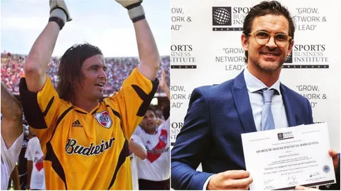 Franco Costanzo, hoy. El ex arquero de River es Director Ejecutivo de una empresa que asesora a deportistas en el manejo de sus finanzas.