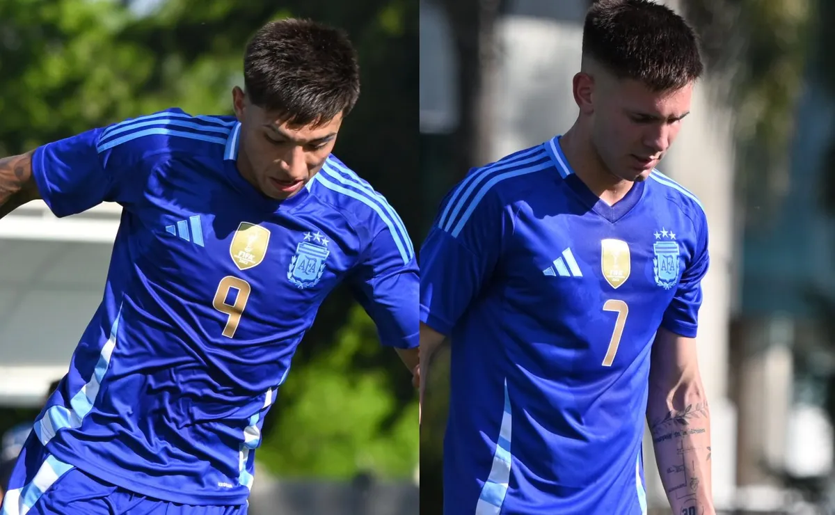 Ruberto y Mastantuono están en el Sub 20 junto a Subiabre y Obregón.