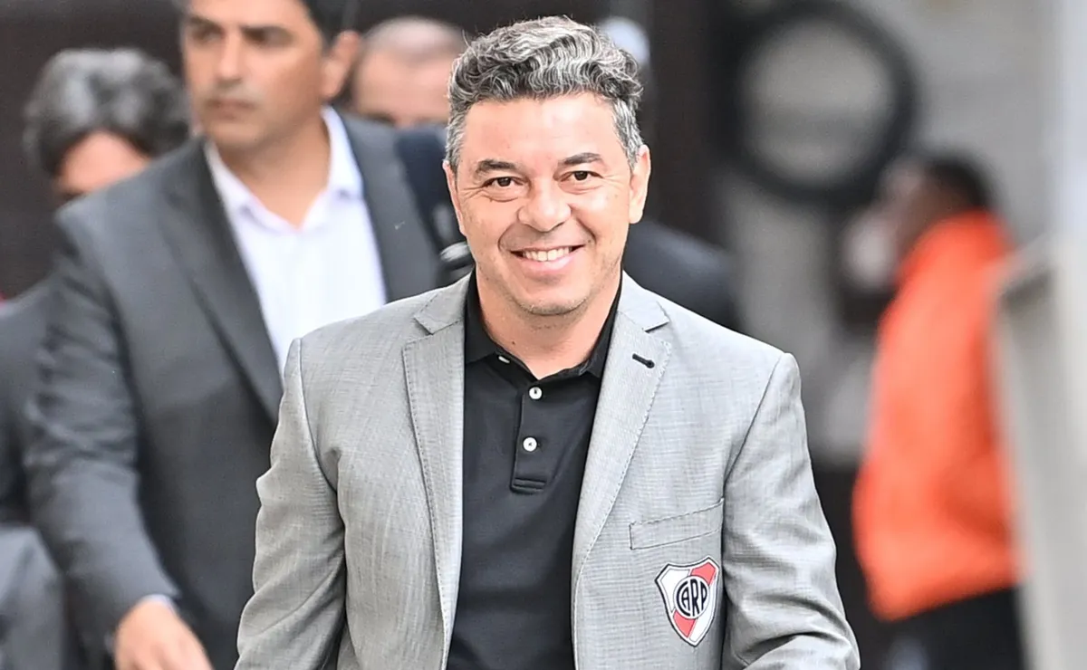 Gallardo empieza a delinear el 11 de River (Foto Prensa CARP).