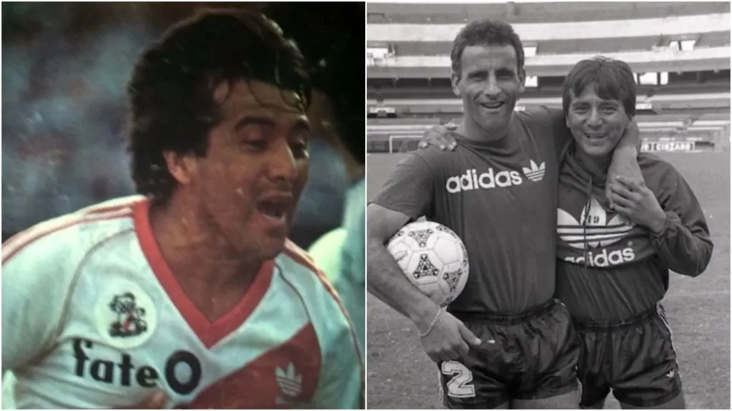 Omar Palma en su paso por River Plate