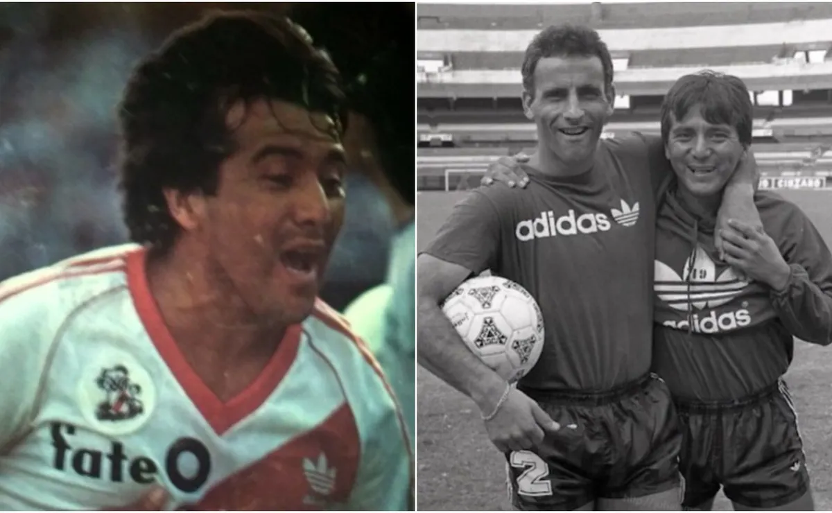 Omar Palma en su paso por River Plate.