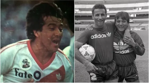 Omar Palma en su paso por River Plate.