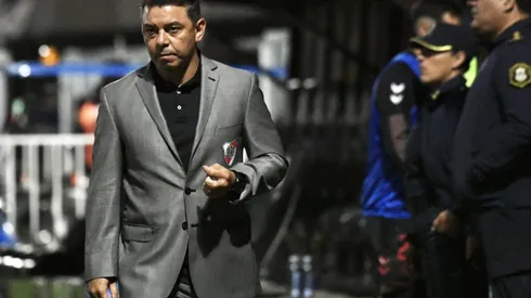 Marcelo Gallardo mostró su fastidio por el rendimeinto de River.