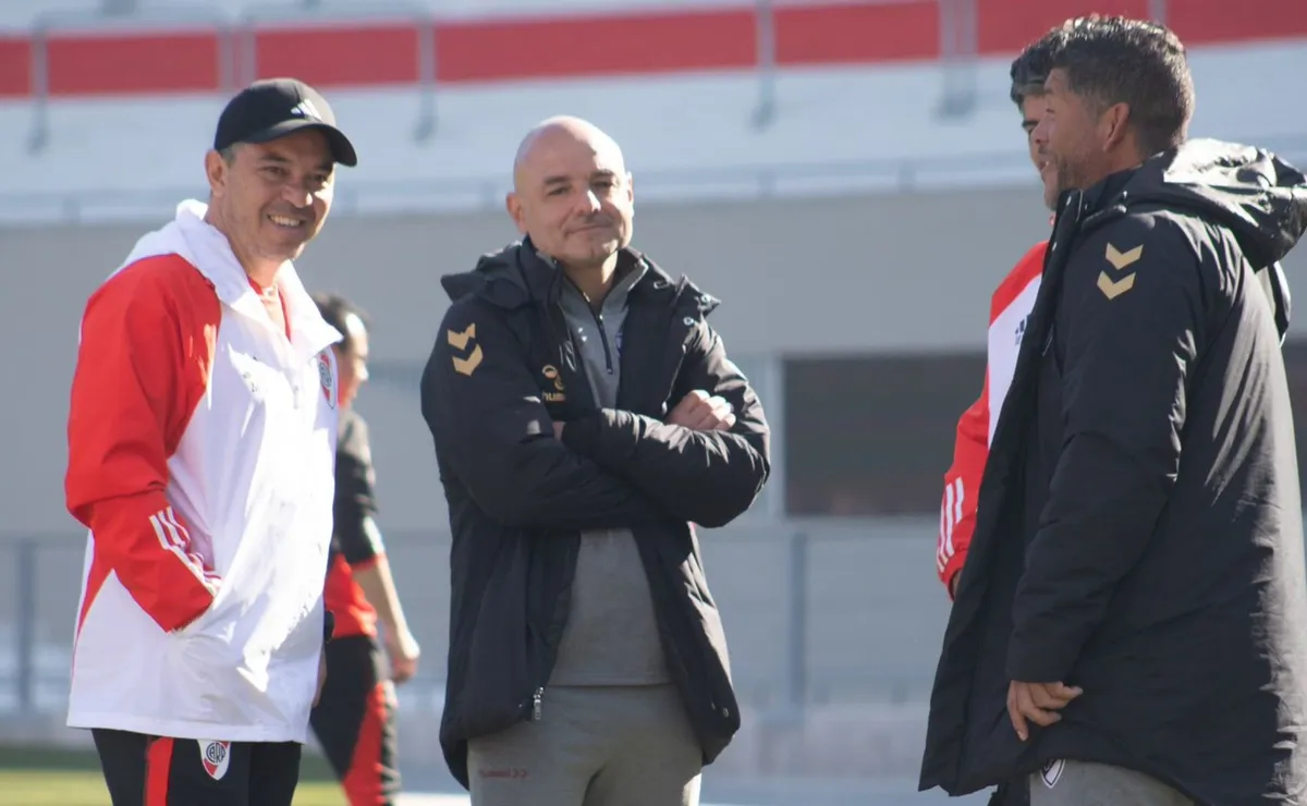 Un integrante de la dupla de Platense habló maravillas de River y Gallardo.