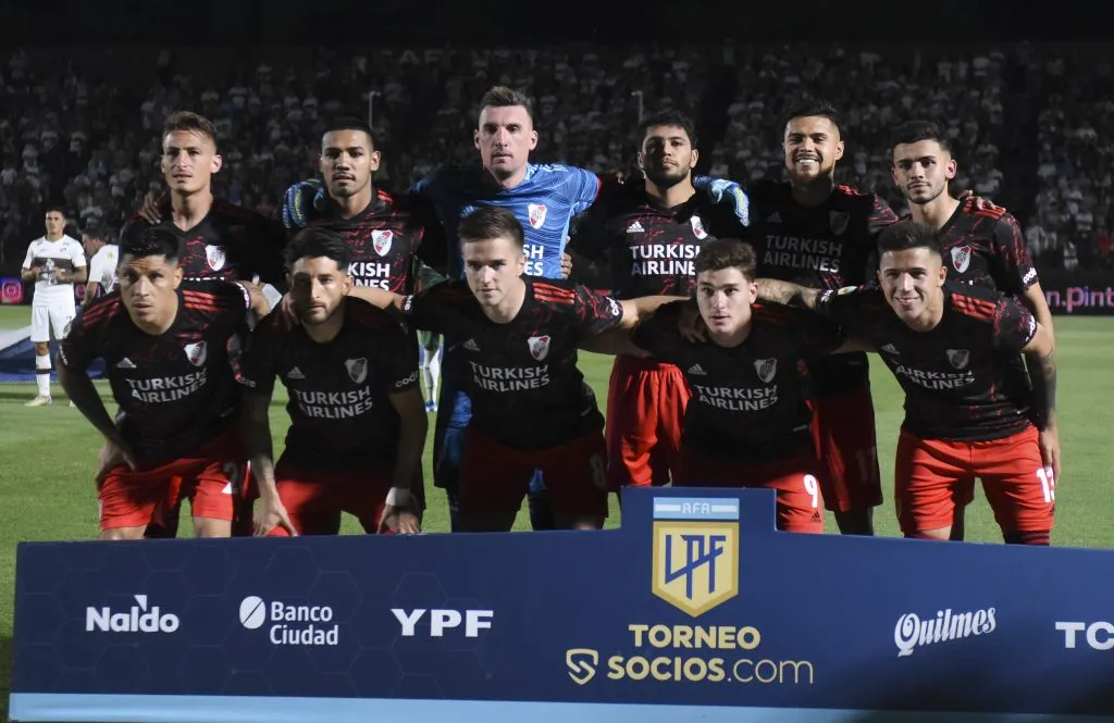 El último equipo de River que jugó en cancha de Platense. (Getty)
