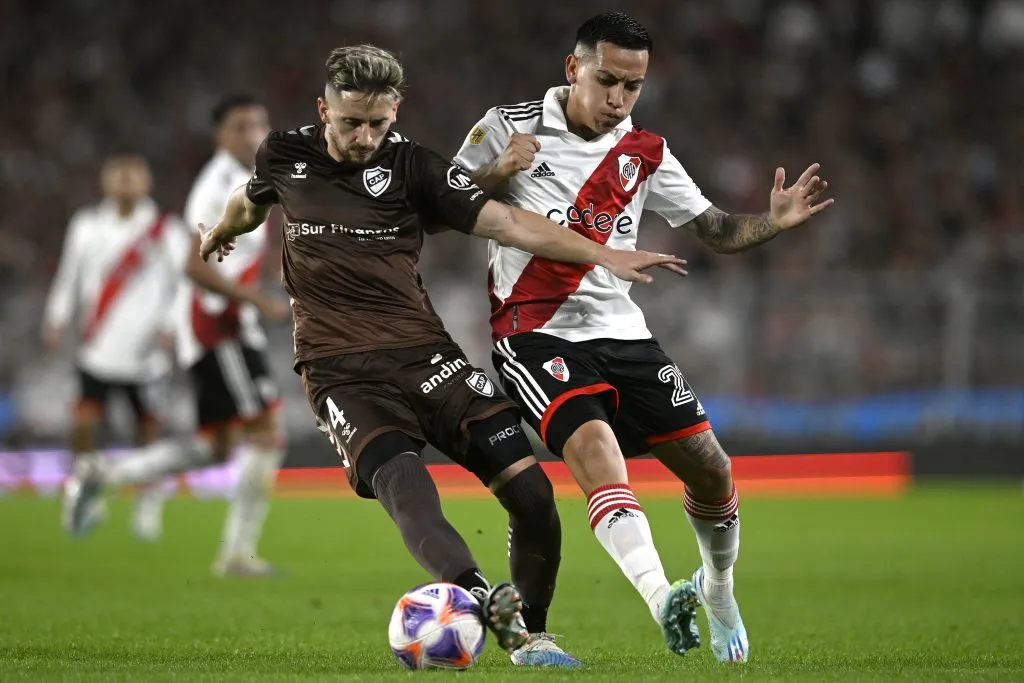 El último River-Platense fue en 2023 con triunfo para el Millonario por 2-1. (Getty Images)