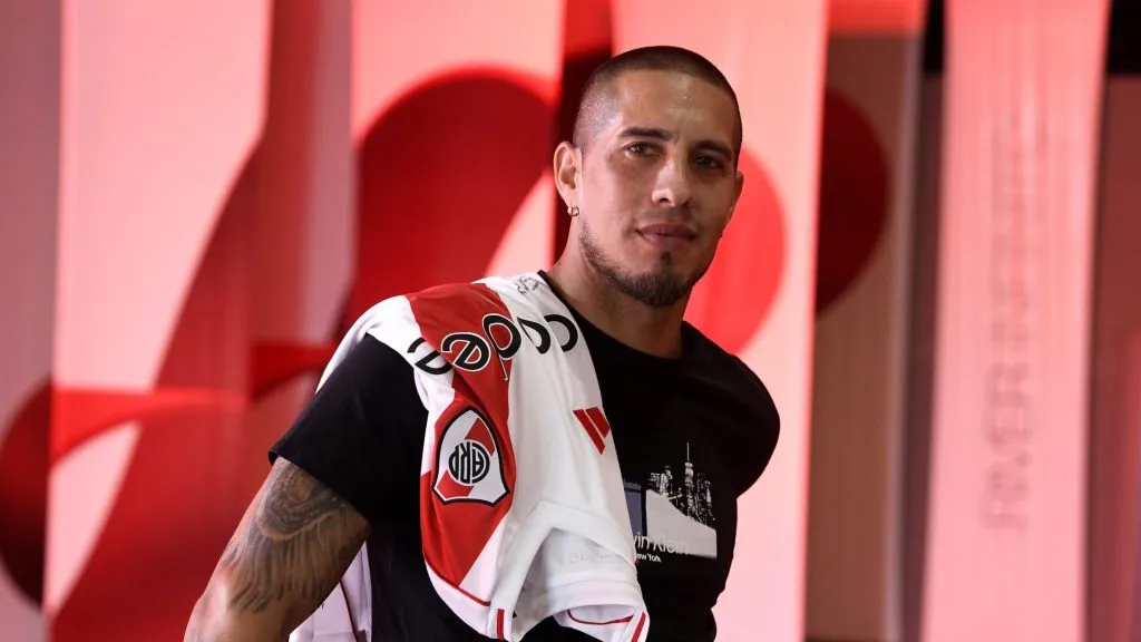 Maidana le dio su apoyo a Gallardo por el mal momento de River. Foto: LPM / Diego Haliasz.