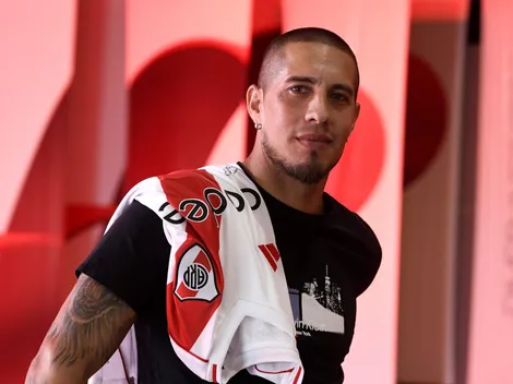 Maidana: el festejo con los jugadores tras el Superclásico y un mimo a Mastantuono