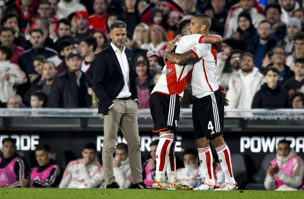 Martín Demichelis fue el último DT de Maidana como futbolista profesional. (Getty Images)