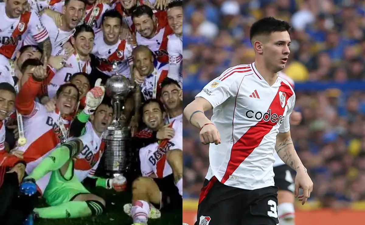 Flores para Mastantuono de una de las figuras del River 2015.