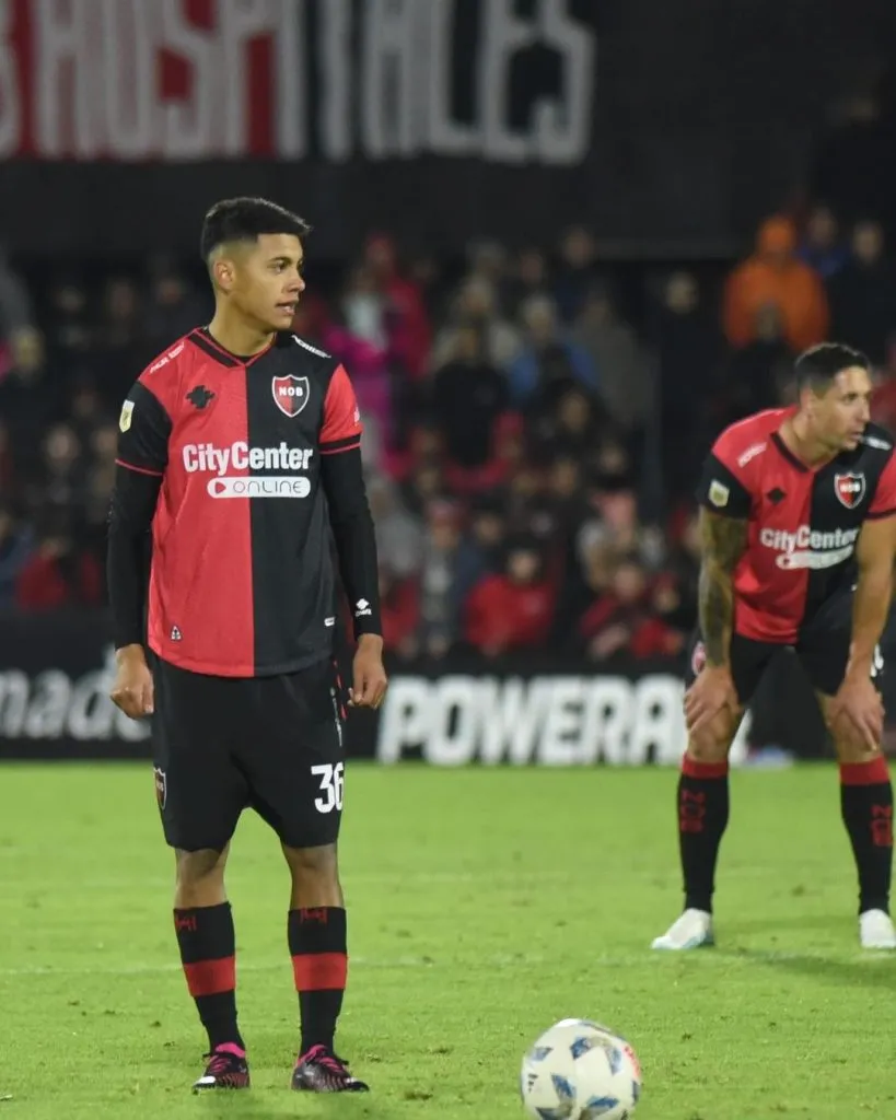 Esteban Fernández, a préstamo en Newell’s (Instagram).