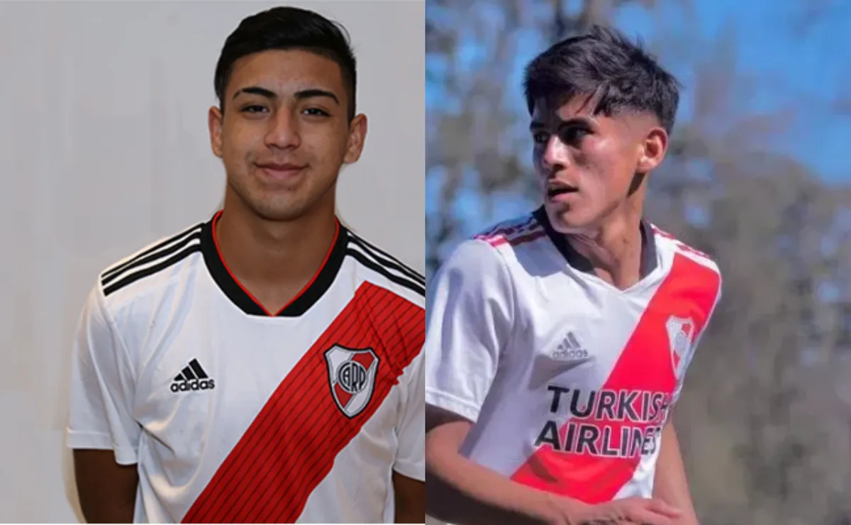 Los dos juveniles de River que podrían quedar libres.
