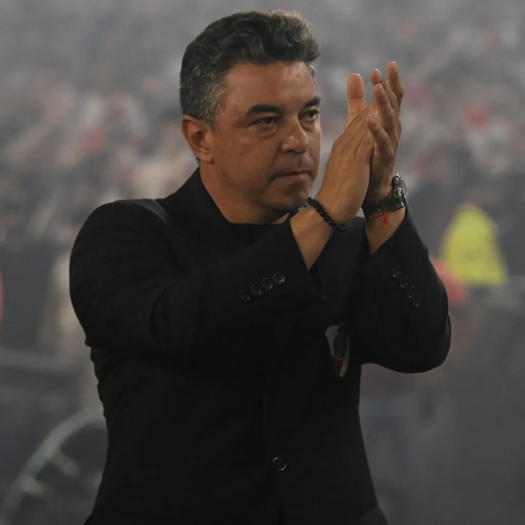 Marcelo Gallardo en el Monumental.