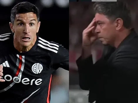 VIDEO | La reacción de Gallardo al grosero error de Nacho Fernández