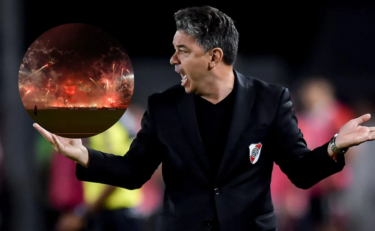 La bronca de Gallardo ante la acción de Conmebol.