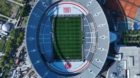 Así luce el Monumental con las tribunas unidas (Foto prensa CARP).