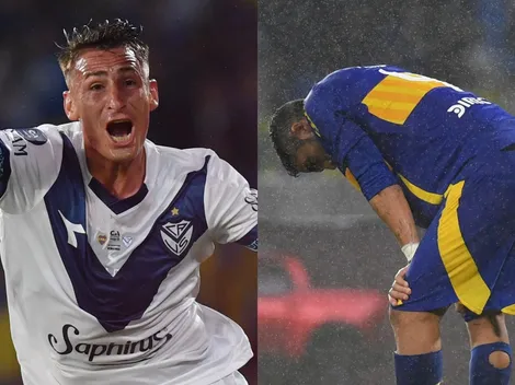 El desaforado festejo de Braian Romero en Vélez tras eliminar a Boca: "Un minuto de silencio"