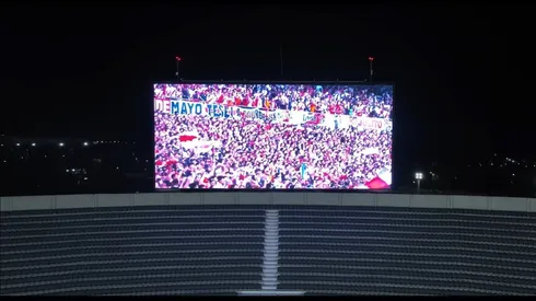 La pantalla LED se estrenará en la final de la Libertadores.