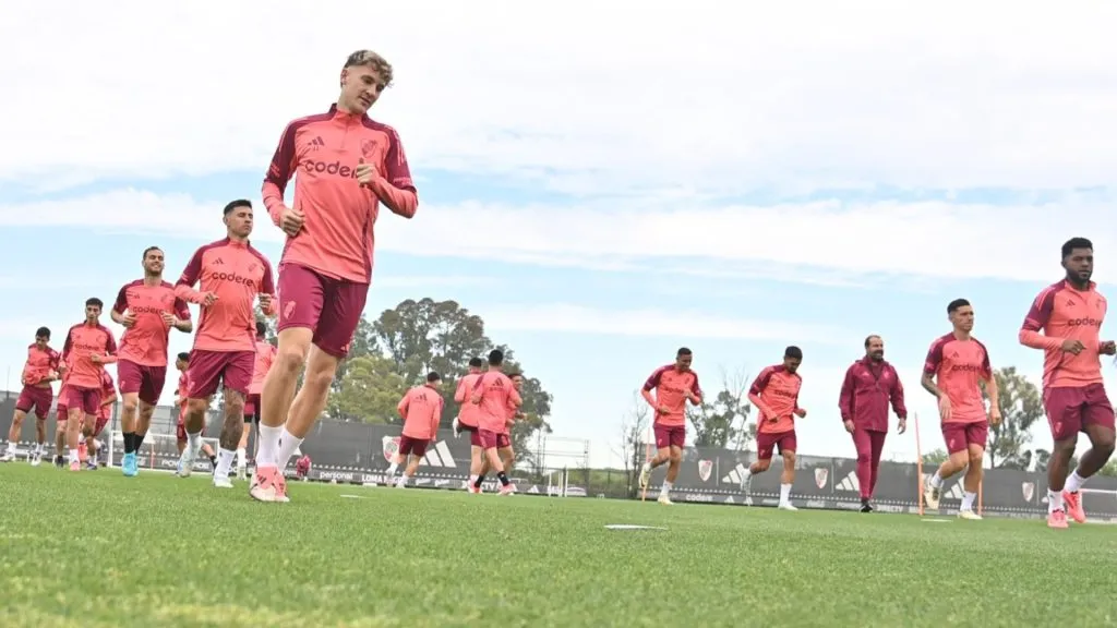 Los posibles titulares de River ante Estudiantes.