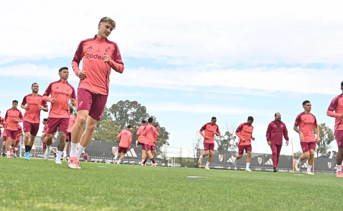 Los posibles titulares de River ante Estudiantes.