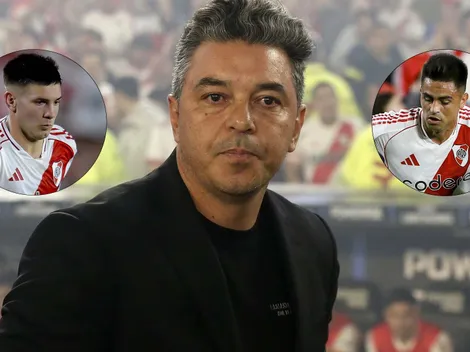 Las opciones que tiene Gallardo para reemplazar a Echeverri ante Estudiantes