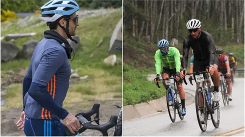 Pablo Aimar y Lionel Scaloni disputaron el Gran Fondo 7 Lagos.