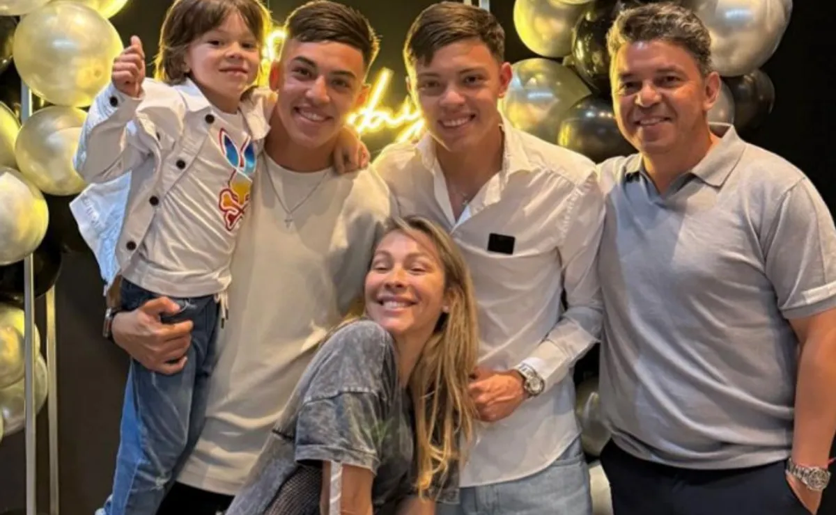 A puro festejo: la familia Gallardo celebró el cumpleaños de Matías